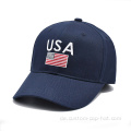 Bestickte amerikanische USA Flag -Baseballkappe